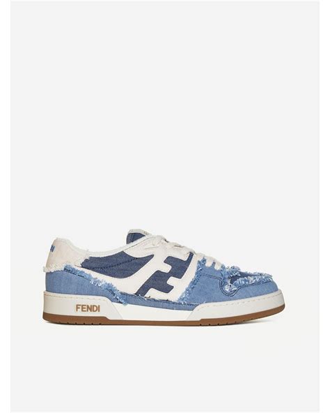 fendi blue sneakers